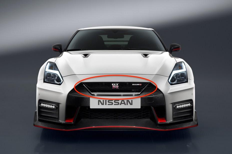 Nissan OEM Front Bumper Upper Grille: 2017+ R35 GTR (Nismo Edition