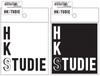 HKS HKSTUDIE Sticker SQ - White