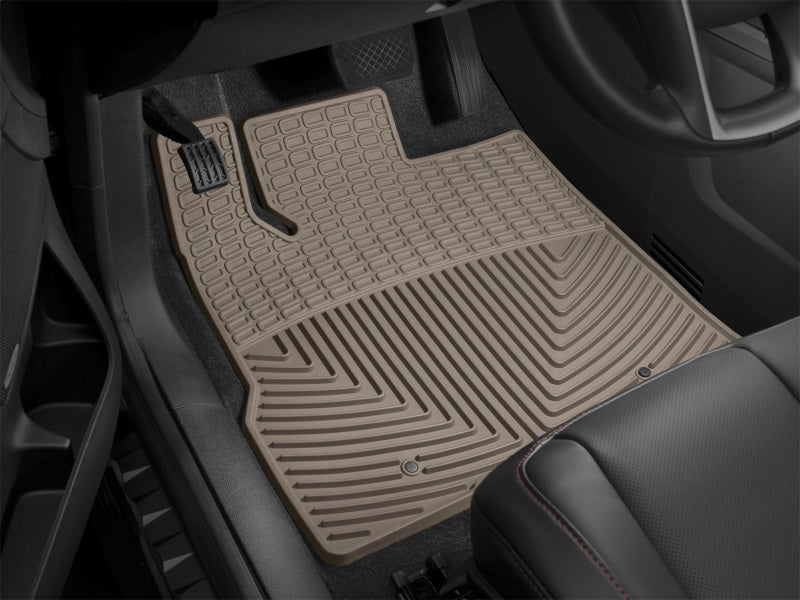 WeatherTech 2015+ Mercedes-Benz C-Class Sedan/Coupe/Cabriolet Front Rubber Mats - Tan