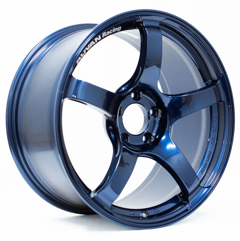 Advan TC4 15x8.0 +35 4-100 Racing Indigo Blue Wheel (MOQ 20)