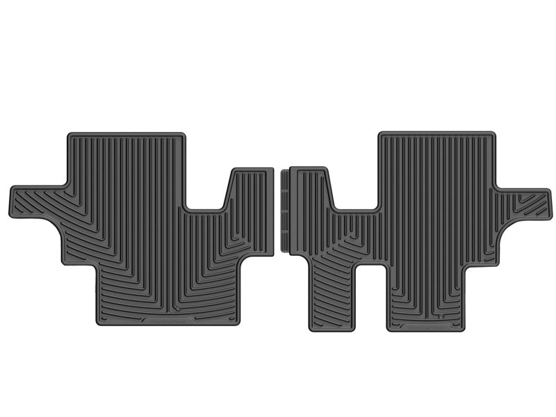 WeatherTech 2014-2015 Mercedes-Benz S-Class Rear Rubber Mats - Black