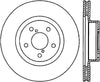 StopTech 05-17 Subaru Impreza WRX/STi SportStop Cryo Slotted & Drilled Front Left Rotor