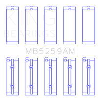 King Engine Bearings Honda B18A1 (Size +0.75mm) Main Bearing Set