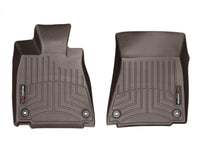 WeatherTech 2013+ Lexus GS Front FloorLiner - Cocoa