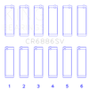 King Engine Bearings Mercedes Benz M 276 DE35 Sputter Replacement (Size +0.25mm) Conrod Bearing Set