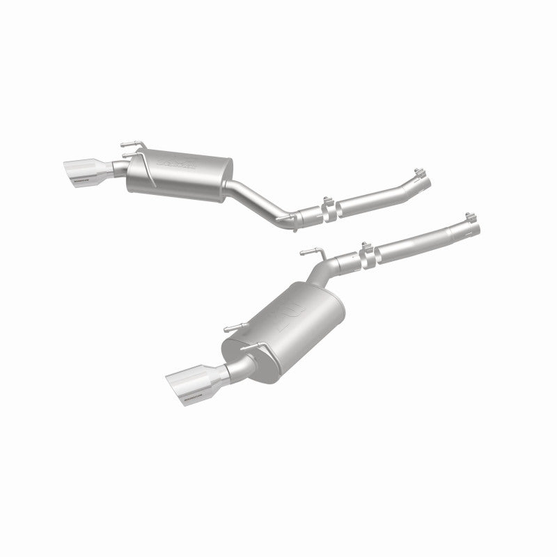 MagnaFlow Axle-Back Stainless Dual Split 4in Polished Tips 10-15 Chevrolet Camaro Convert. 3.6L V6