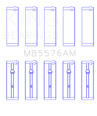 King Engine Bearings Ford J4B/J4C (Size +0.50mm) Main Bearing Set