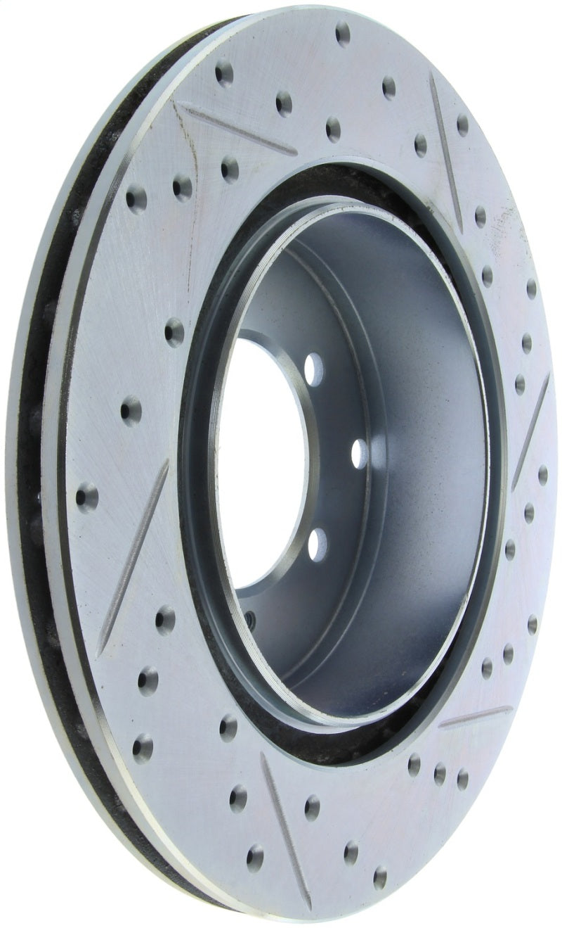StopTech Select Sport Drilled & Slotted Rotor - Front Left