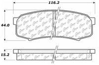 StopTech 03-20 Toyota 4Runner/ 07-14 FJ Cruiser Street Rear Touring Brake Pads