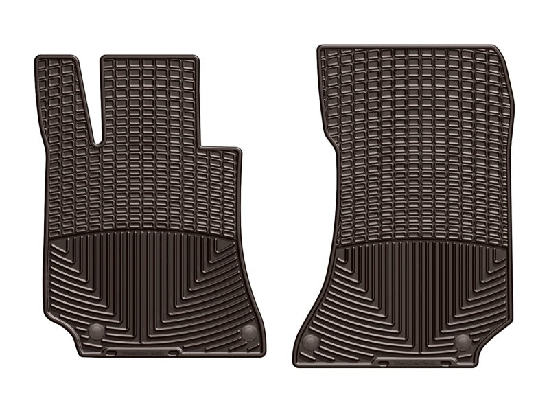 WeatherTech 2015+ Mercedes-Benz CLS-Class Front Rubber Mats - Cocoa