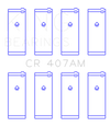 King Engine Bearings Nissan CA16DE/CA18DE/CA18ET/CA20E/CA20S/CD17 (Size +1.0mm) Conrod Bearing Set