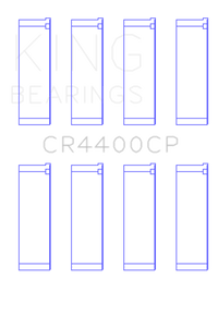 King Engine Bearings Honda 2006+ R16A/ R18A (Size 1.0) Coated Connecting Rod Bearing Set