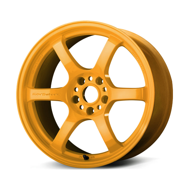 Gram Lights 57DR 18x10.5 +12 5-114.3 Mach Yellow