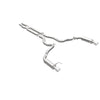 MagnaFlow Cat Back, SS, 3in, Competition, Dual Split Polished 4.5in Tips 2015 Ford Mustang GT V8 5.0