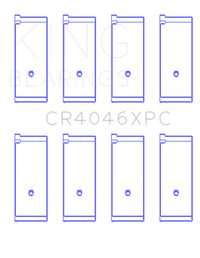 King Engine Bearings Honda B20B4/B20Z2/D16 Series/Zc/16V (Size +0.50mm) Connecting Rod Bearing Set