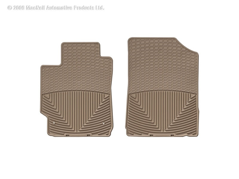 WeatherTech 03-13 Mazda 6 Hatch Front Rubber Mats - Tan