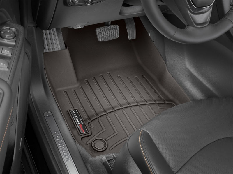WeatherTech 2018+ BMW X5/X6 Front FloorLiners - Cocoa
