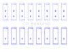 King Engine Bearings Ford 260Ci 289Ci 302 5.0L Windsor (Size STDX) Connecting Rod Bearing Set