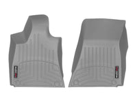 WeatherTech 2016 + Maserati Ghibli Rear Wheel Drive Style 1 Grommet Front FloorLiner - Grey