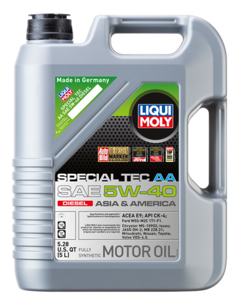 LIQUI MOLY 5L Special Tec AA Motor Oil SAE 5W40 Diesel