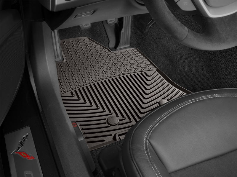 WeatherTech 2015+ Mercedes-Benz C-Class Sedan/Coupe/Cabriolet Front Rubber Mats - Cocoa