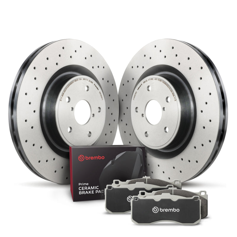 Brembo OE 2005 INFINITI QX56/05-06 Nissan Armada/05-07 TITAN Front Disc Brake Kit