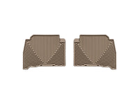 WeatherTech 08-13 Lexus LX570 Rear Rubber Mats - Tan