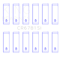 King Engine Bearings Chrysler 2.7L (Od+.002in) (Size +0.75mm) Connecting Rod Bearing Set