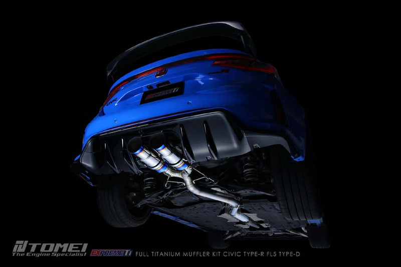 Tomei Full Titanium Expreme Ti Exhaust (Type D / Dual Muffler) - Honda Civic Type R FL5 2023+