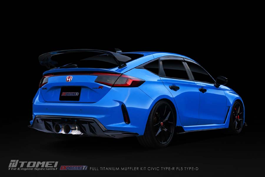 Tomei Full Titanium Expreme Ti Exhaust (Type D / Dual Muffler) - Honda Civic Type R FL5 2023+