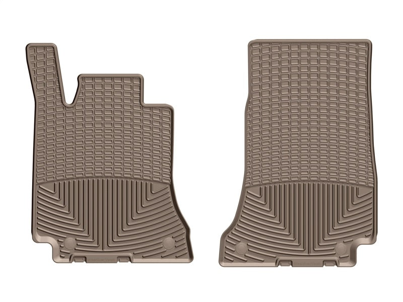 WeatherTech 2015+ Mercedes-Benz C-Class Sedan/Coupe/Cabriolet Front Rubber Mats - Tan