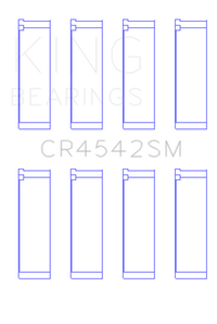 King Engine Bearings Honda K-Series (Except A3)/16V 2.0L/2.3L/2.4L (Size +0.25mm) Conrod Bearing Set