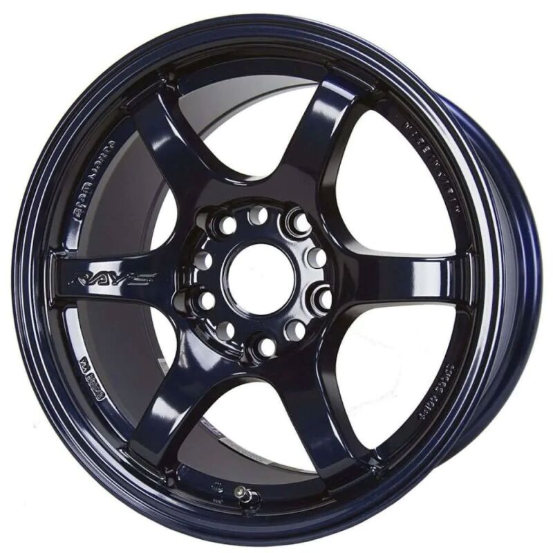 Gram Lights 57DR 15x8.0 +35 5-114.3 Dark Blue Wheel