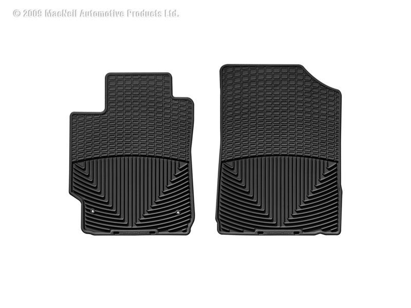 WeatherTech 03-13 Mazda 6 Hatch Front Rubber Mats - Black