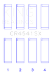 King Engine Bearings Honda F23A/F23Z/K20A3/16V (Size +0.25mm) Connecting Rod Bearing Set