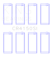 King Engine Bearings Ford ZETec 1.6/1.8/2.0 (Size +0.50mm) Connecting Rod Bearing Set