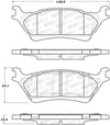 StopTech Street Brake Pads - Rear