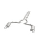 MagnaFlow Cat Back, SS, 3in, Street, Dual Split Polished 4.5in Tips 2015 Ford Mustang GT V8 5.0L