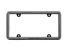 WeatherTech BumpFrame Black Satin Textured Finish License Plate Frame