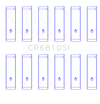 King Engine Bearings Chrysler 215 (Size +0.50mm) Connecting Rod Bearing Set