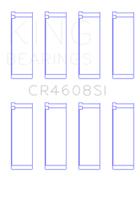 King Engine Bearings Toyota 2Zz-Ge (Size +0.50mm) Connecting Rod Bearing Set