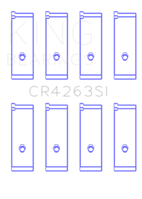 King Engine Bearings Toyota 1Zz-Fe 1.4L/1.6L (Size +1.0mm) Connecting Rod Bearing Set