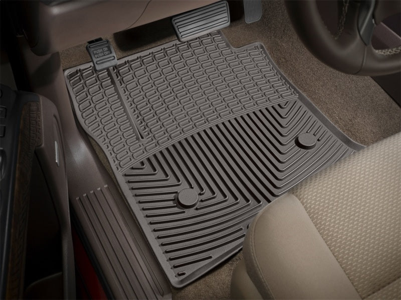 WeatherTech 2015+ Mercedes-Benz CLS-Class Front Rubber Mats - Cocoa