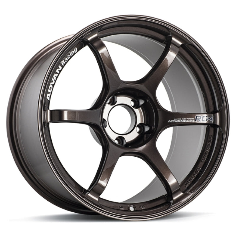 Advan RG-4 17X9.0 +35 5-114.3 Racing Copper Bronze Wheel