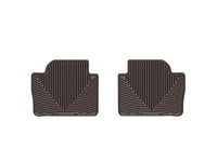 WeatherTech 2012+ BMW 3-Series (F30) Rear Rubber Mats - Cocoa