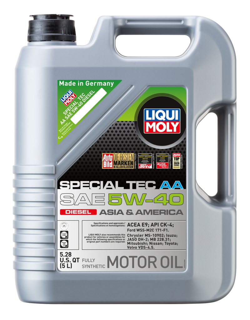 LIQUI MOLY 5L Special Tec AA Motor Oil SAE 5W40 Diesel