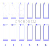 King Engine Bearings Ford Ecoboost 3.5L V6 (Size +0.75mm) Connecting Rod Bearing Set