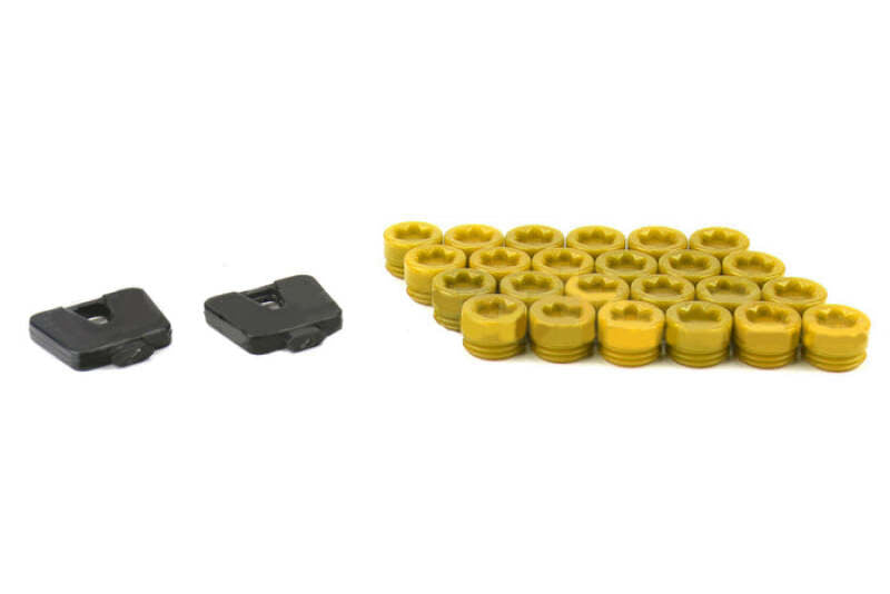 Wheel Mate SR45R Caps Set of 20 - Yellow