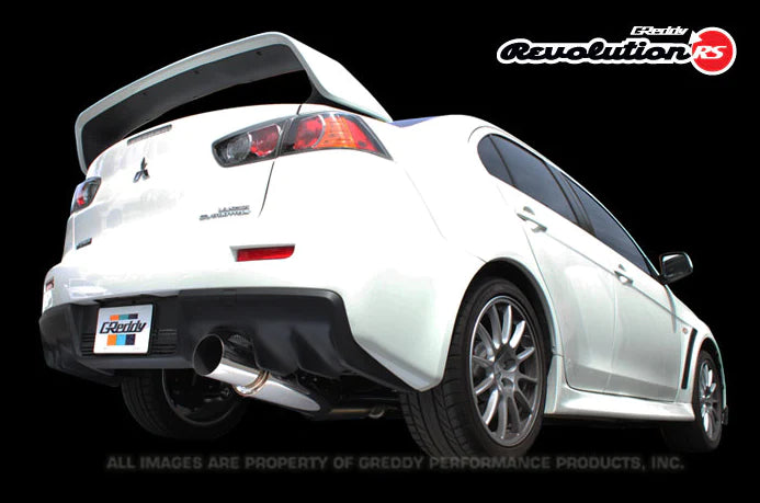 GReddy Revolution RS Cat-Back Exhaust 2008-2014 Mitsubishi Evo X