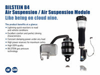 Bilstein B4 2007 Mercedes-Benz S550 4Matic Front Right Air Spring with Twintube Shock Absorber
